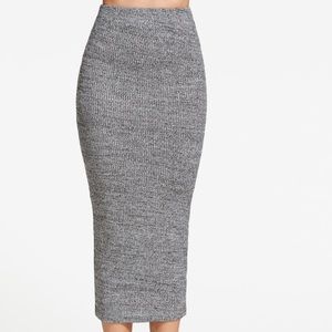 NWOT Ribbed Knit Pencil Skirt